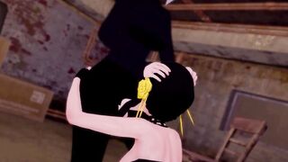 Фута Йор и Фута Фиона трахают друг друга. Spy × Family 1 серия