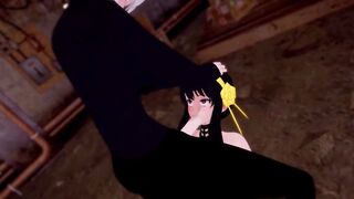 Фута Йор и Фута Фиона трахают друг друга. Spy × Family 1 серия
