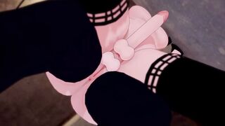 Фута Йор и Фута Фиона трахают друг друга. Spy × Family 1 серия