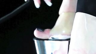 Foot Worship Goddess - Eat Your Mistress' Feet in Gloryhole Confession Booth