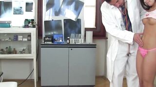 Teen Examined By Doctor With Hot Facial Treatment