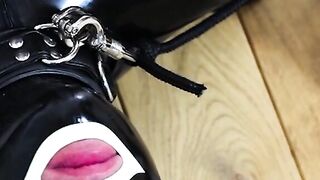 Foot Worship Goddess - Mistress Dominates Her Slavery With Feet And Toes