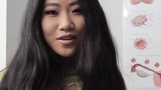 Asian coed Alona Bloom gets her tight pussy pounded hard in lesson