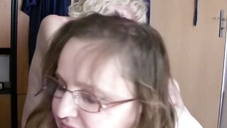 Grandma's Chubby Girlfriend - Old Grannies Share A Hard Dick