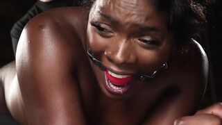 Ebony Bound Goddess Anna Foxx Gets Fingered Hard By Daddy - Taboo Roleplay