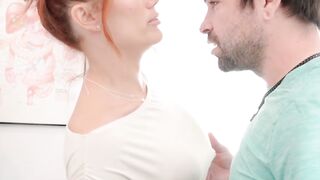 Sloppy Blow Job Doctor - Patient Gets A Surprise From His Hot Sex Therapist