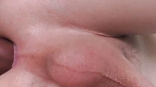 Anal Pounded Transgender Beauty Gives Facial in Anal Creampie