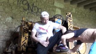 Fabulous Fellatio Fiesta - Skinny Babe Gets Facial From Huge Dick