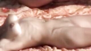 Exotic Step-Mother Flashes Her Newly Enhanced Breasts at Public Beach