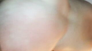 White Slut Gets Fucked Hard - French MILF Rides Big Dick POV