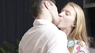 Hair Daddy Fucks Two Babes in Threesome - Old Man with Young Girls