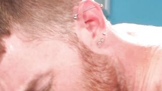 Deep Fisting Extreme Anal Play with Huge Dildo - Redhead Stud Seamus OReily
