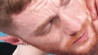 Deep Fisting Extreme Anal Play with Huge Dildo - Redhead Stud Seamus OReily
