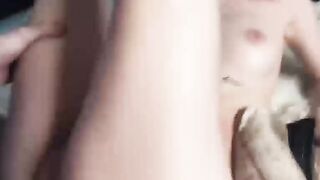 Redheaded Teen's First Time Gets Facial After Intense Blow Job And Hardcore Sex