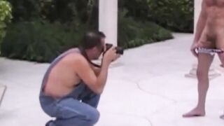 Bare-Assed Dads Breed Each Other Raw Outdoors