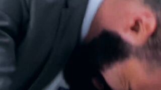 Classy Hunk's Ass Drilling Session - Slutty Blonde Gives A Deepthroat BJ