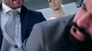 Classy Hunk's Ass Drilling Session - Slutty Blonde Gives A Deepthroat BJ