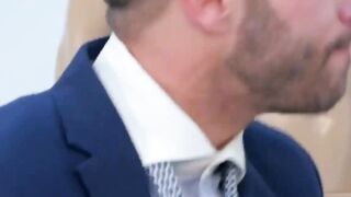 Classy Hunk's Ass Drilling Session - Slutty Blonde Gives A Deepthroat BJ