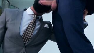 Classy Hunk's Ass Drilling Session - Slutty Blonde Gives A Deepthroat BJ