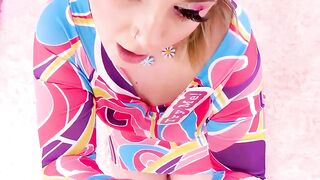 Busty Blonde MILF Stroker Sucks & Fucked Hard By Hunk - POV