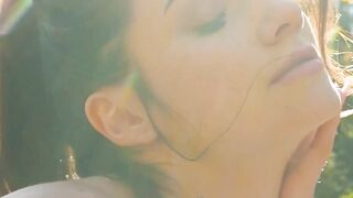 Petit-Canadian Milf Stripping Naked Outdoor - Exclusive Footage