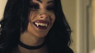 Vampiric Transformation - SheMALE Friend Turns Into VAMPIRE For Halloween