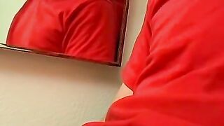 Blondie Bond's Bathroom Masturbation Adventure - Solo Male Orgasm