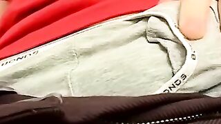Blondie Bond's Bathroom Masturbation Adventure - Solo Male Orgasm