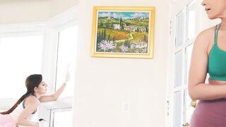 Stepsisters Share Their Hot MILF Step-Mother's Pussies In Threesome