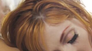 Blondie Babe Britnee Kohl Licks Red Head Laurel Phillips' Massive Boobs in Lesbian Scene