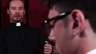 Father's Secret - Old Man Fucks Young Blonde Bimbo In His Office