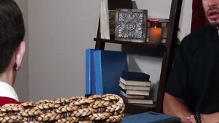 Father's Secret - Old Man Fucks Young Blonde Bimbo In His Office