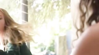 Amirah Adara's Triple Threat - Girl-on-girl Action in this Hot Threeway
