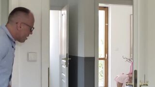 Mature Man's Young Wife - Old Dick Ruins Her Puffy Pink Puss