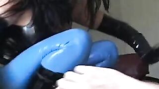 Bubble Butt Dominatrix Sits On Sub's Face And Makes Him Eat Her Ass