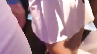 Hot Amateur Piss-Partying Girls in Group Orgy