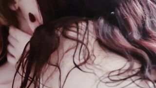 Lesbians Share Passionate Kisses And Intimate Sex In Hot-Tub