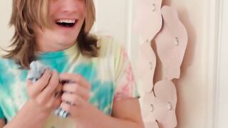 Teens Share A Big Dick Step-Brother In Stepsister's Bedroom