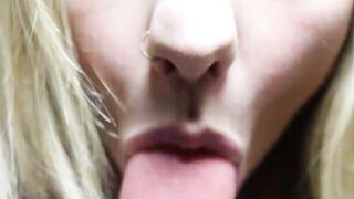 Teen Blondie Loves to Play with Herself - Close-up Pussy Fingering & Orgasm