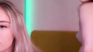 Lesbian Teen Cutie Puppets Fucked by Dildo in Threesome