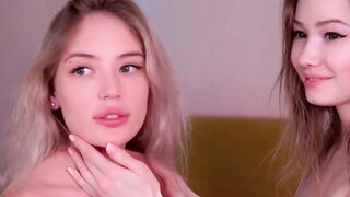 Lesbian Teen Cutie Puppets Fucked by Dildo in Threesome