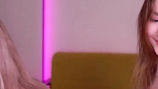 Lesbian Teen Cutie Puppets Fucked by Dildo in Threesome
