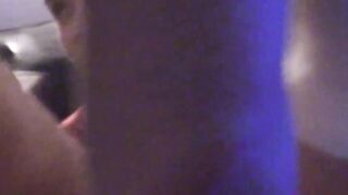 Petite Cutie Swallowing Huge Load From Behind - BTS