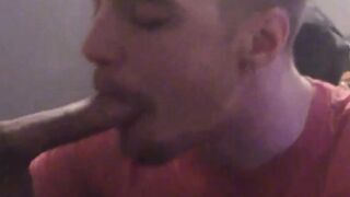 Petite Cutie Swallowing Huge Load From Behind - BTS