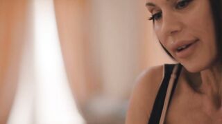 TS Casey Kisse's Wet Panties Filled With McKenzie Lee's Thick Load