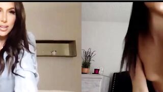 Step-Mother's Daughter In Law #1 - Stepdad Catches His Stepson And Girlfriend Fingering Each Other