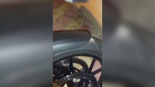 Hotel Room Motorbike Ride & Fuck With A Sexy Blonde Babe