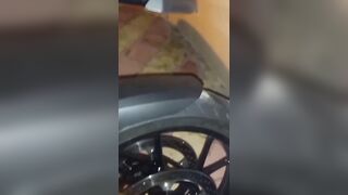 Hotel Room Motorbike Ride & Fuck With A Sexy Blonde Babe