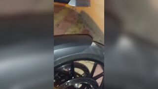 Hotel Room Motorbike Ride & Fuck With A Sexy Blonde Babe