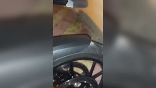 Hotel Room Motorbike Ride & Fuck With A Sexy Blonde Babe
